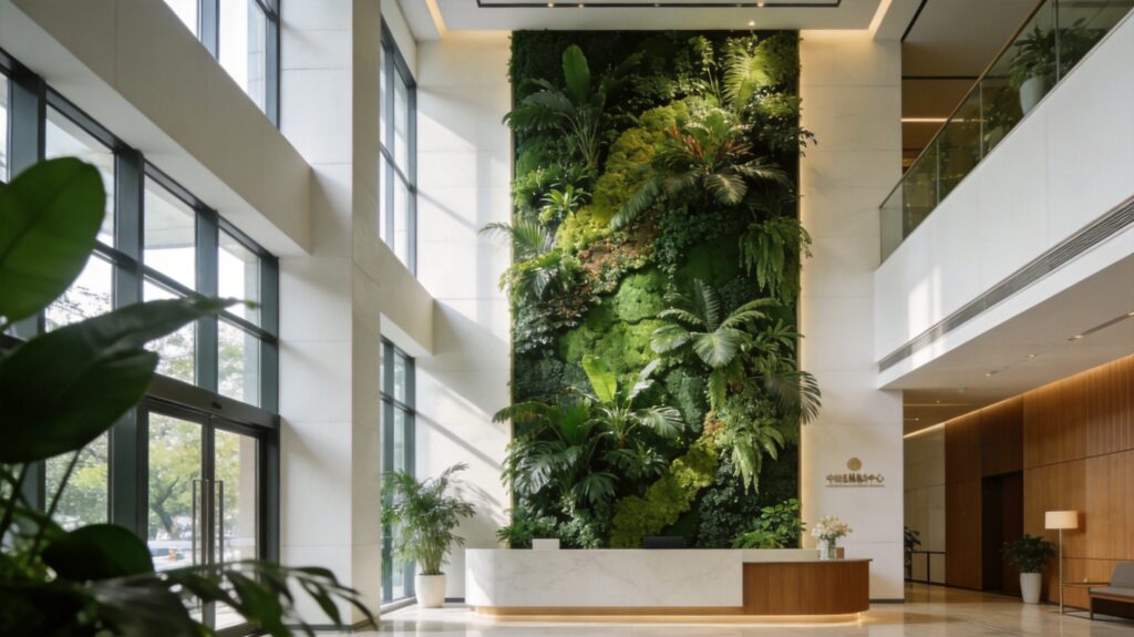 一墙绿植成画，顽石也能生花：海门融媒聚焦氨酯汀兰垂直绿化创新实践