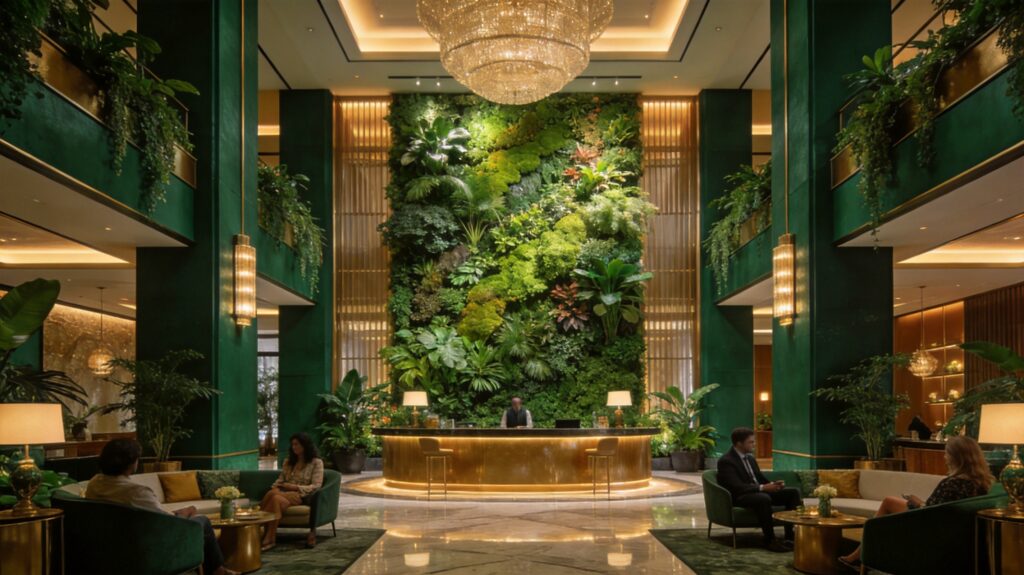 室内植物墙设计指南：如何在办公室、酒店、家居中打造专业绿色空间